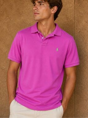 Ralph Lauren Men’s Pink Polo Shirt